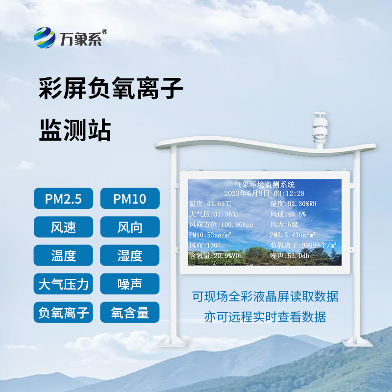 一體化負氧離子監(jiān)測站